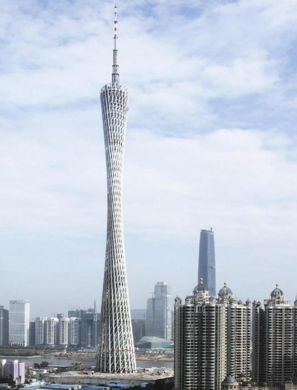 Graniglia floors in Guangzhou Tower in China