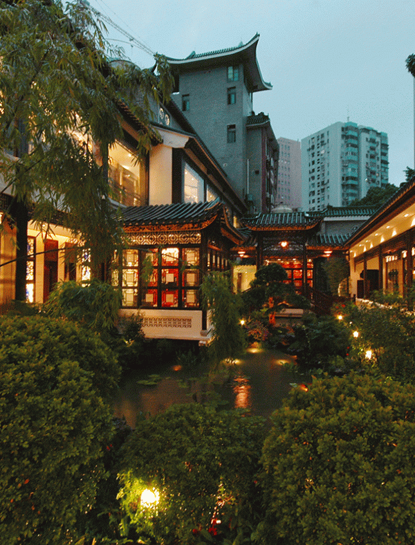 Graniglia decorative tiles in Guangzhou Beiyuan Cuisine restaurant